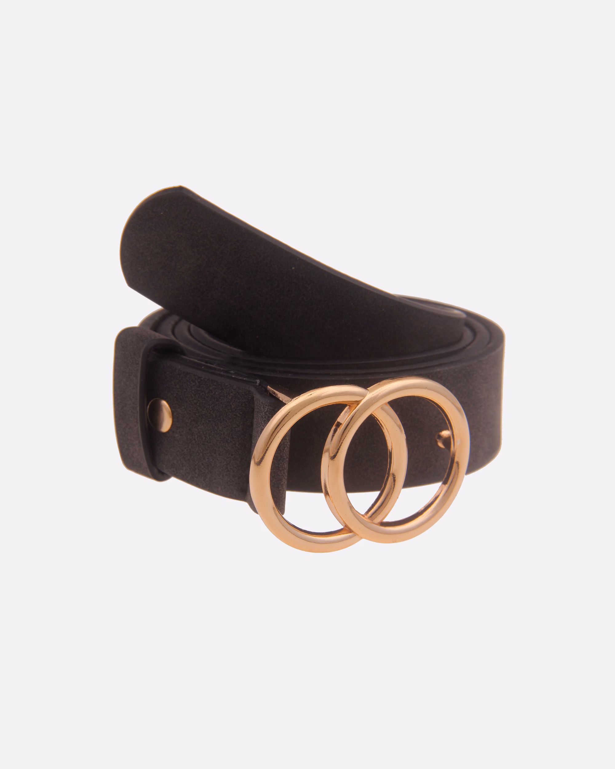 leslii belt Belt with double ring clasp for insertion
