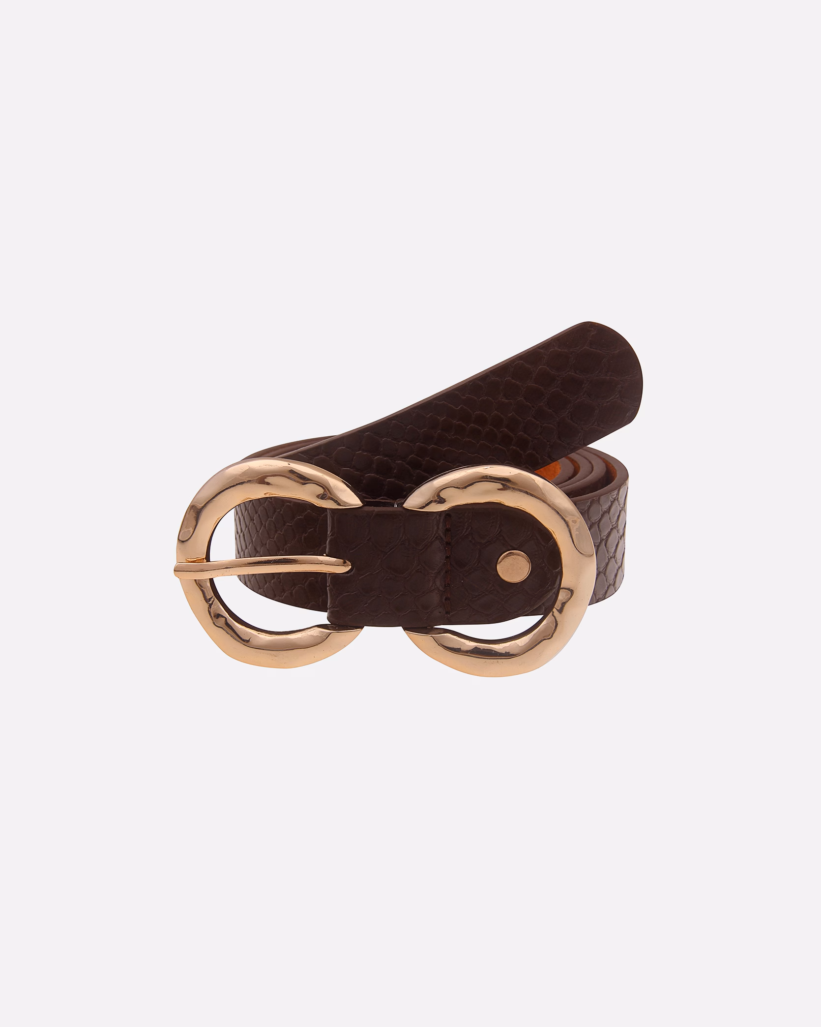 leslii belt Belt with double ring clasp