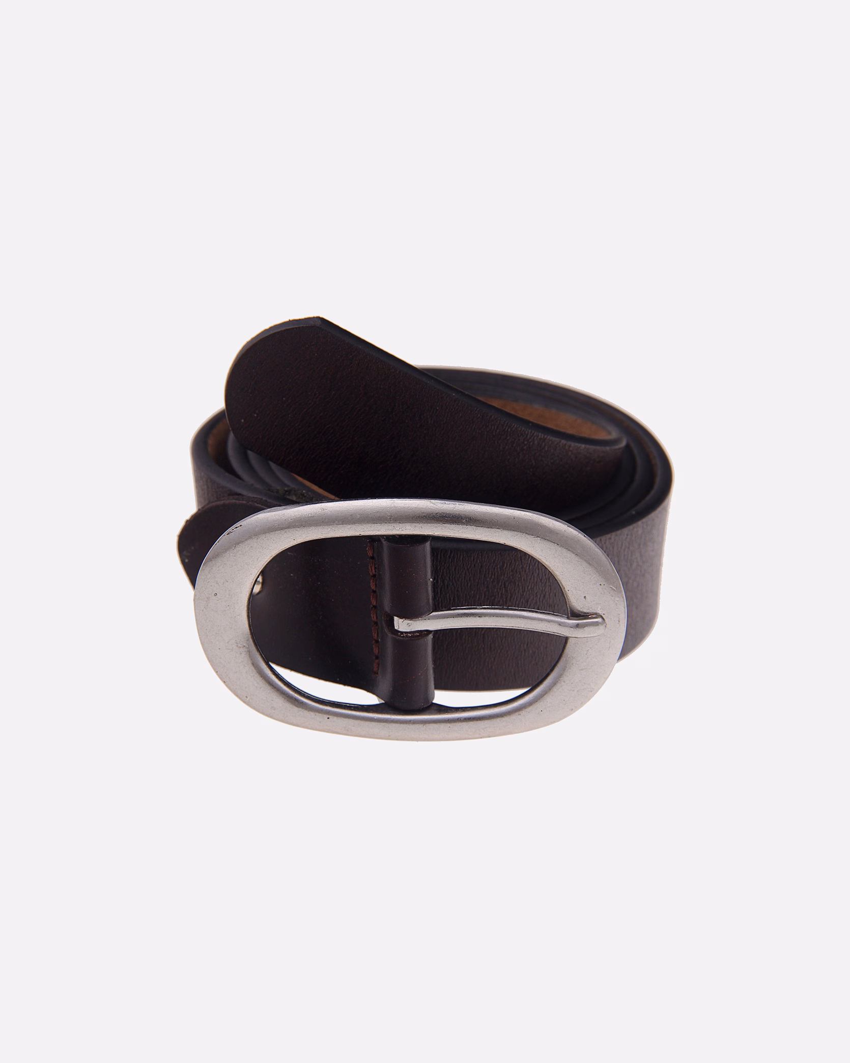 leslii belt leather belt City Cowgirl with oval buckle