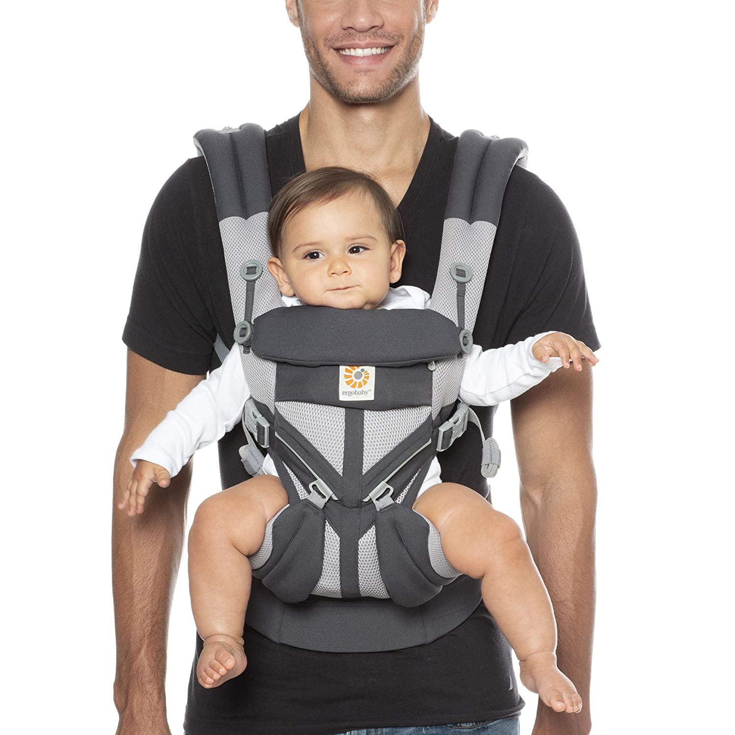 Ergobaby Baby Carrier, All Positions, With Cooling Net, Plum