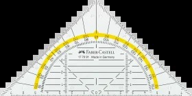 Faber-Castell geometry triangle 14cm, 1 piece
