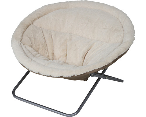 Lying trough, cat stool Alice 58 x 58 x 35 cm beige