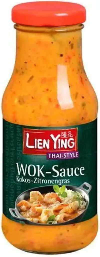 Lien Ying Wok Sauce Coconut Lemongrass, 240ml