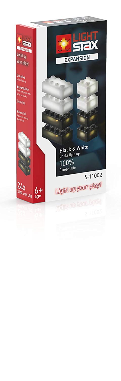 Light Stax S 11002 – Expansion – Free Stones, Boxes, Black/White