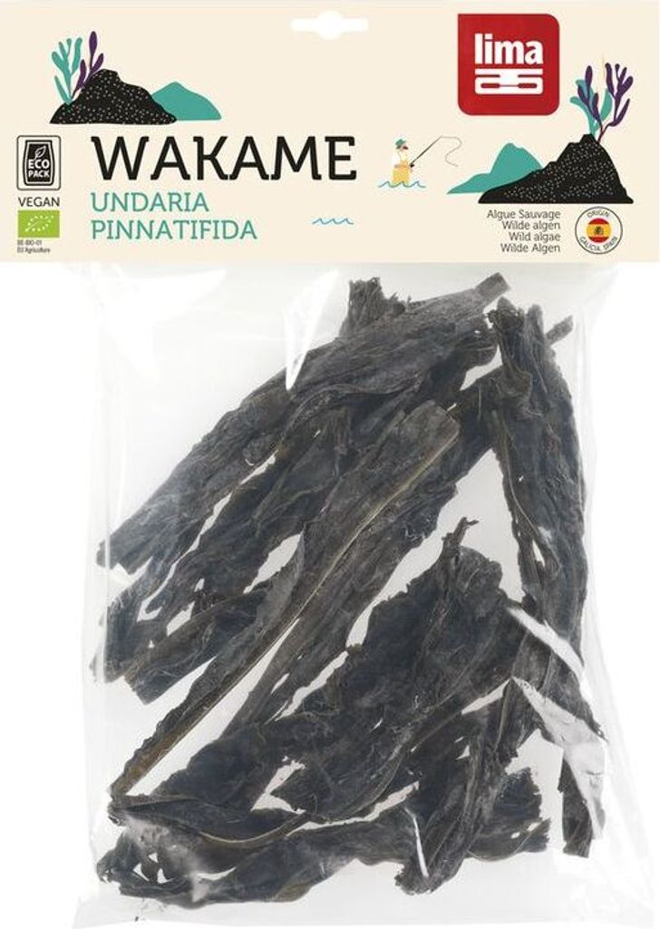 Lima Wakame Alaria Esculanta -- 40g x 6 - pack of 6 PU