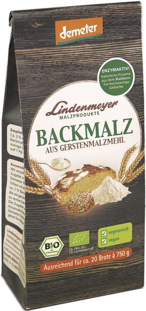 Lindenmeyer Demeter Baking Malt -- 200g x 6 - 6-pack VPE