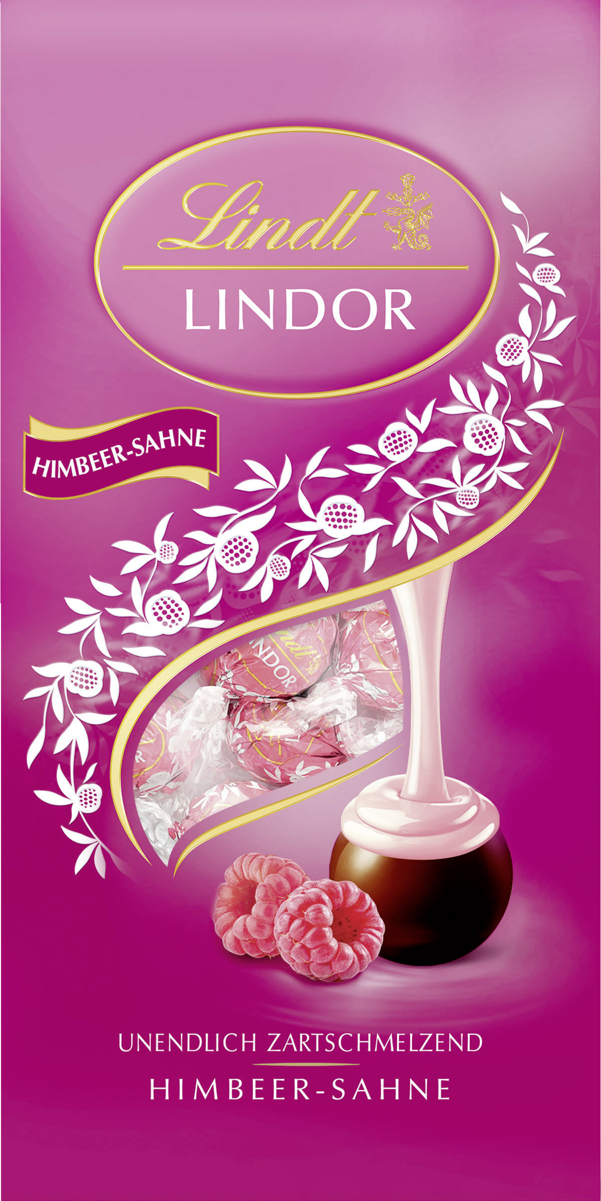 Lindor balls of raspberry cream