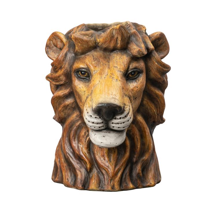 by-on Lion Vase