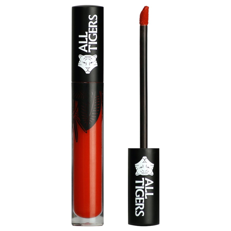 All Tigers Natural and Vegan Lipstick, 886 - Orange red