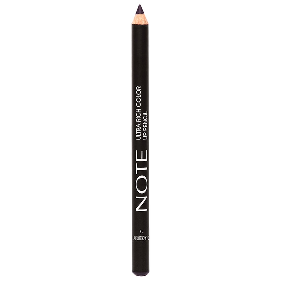 Note Ultra Rich Color Lip Pencil, No. 15 - BlackBerry