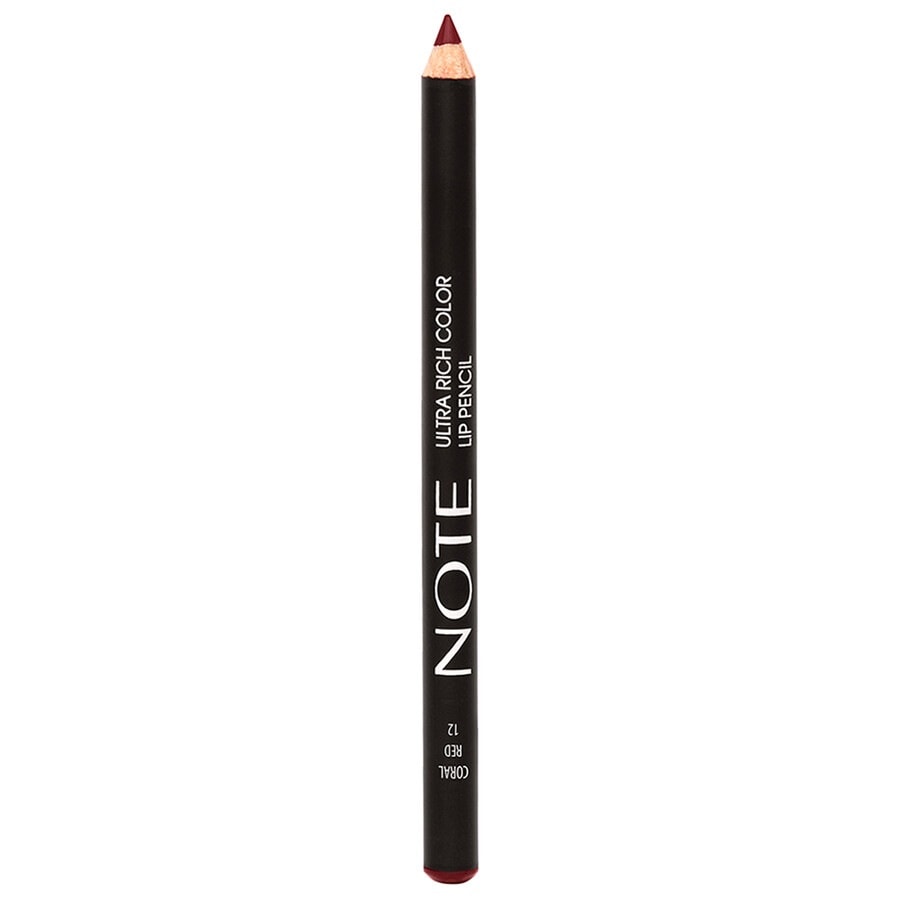 Note Ultra Rich Color Lip Pencil, No. 12 - Coral Red
