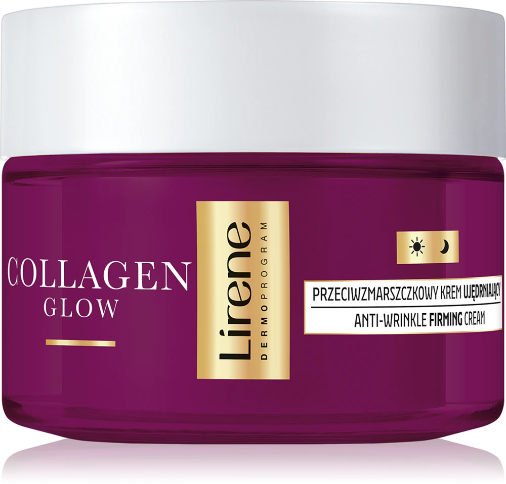 Lirene Collagen Glow 60+ smoothing and firming care for mature skin