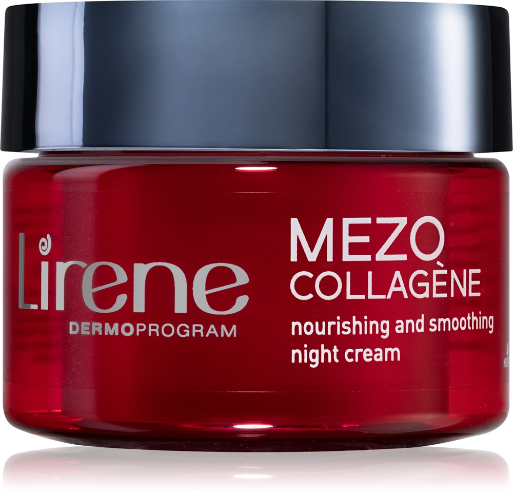 Lirene Mezo Collagène smoothing night cream with regenerating effect