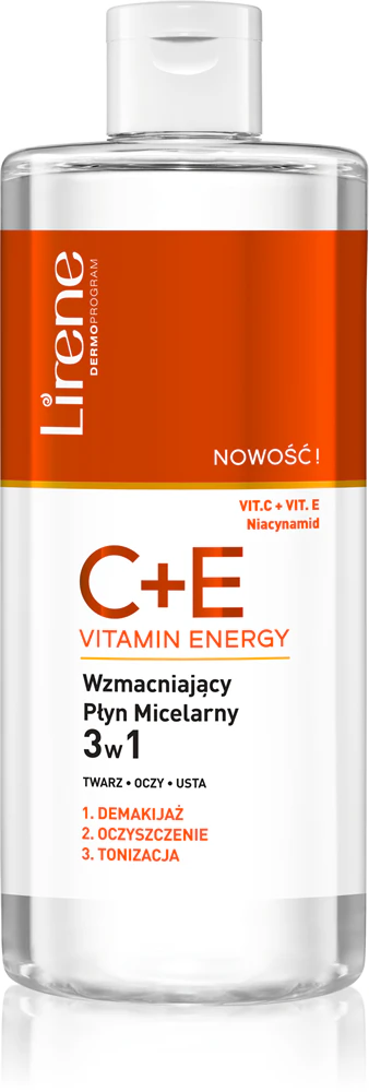 Lirene Vitamin C+E micellar water 3 in 1 with vitamins C and E