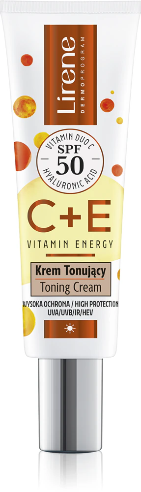 Lirene Vitamin Energy C+E skin cream to unify skin tones