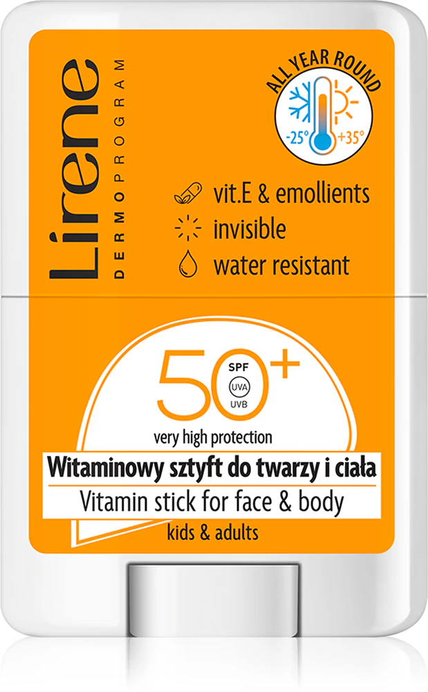 Lirene Vitamin Stick For Face&Body local sun protection care for face and body