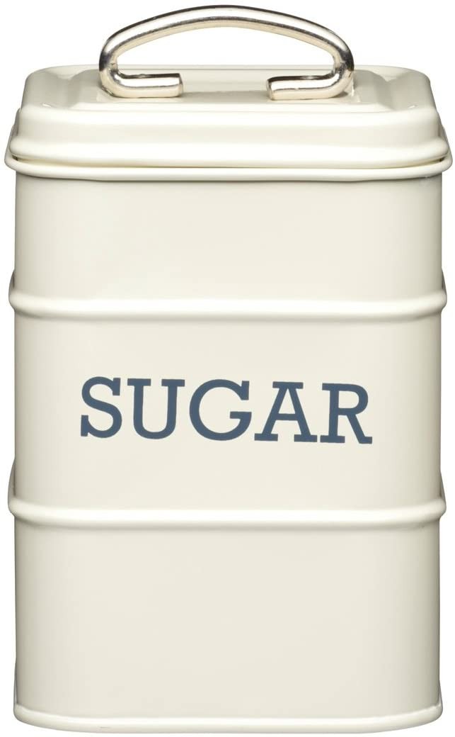 Living Nostalgia KitchenCraft Tea Caddy Metal 11 x 17 cm
