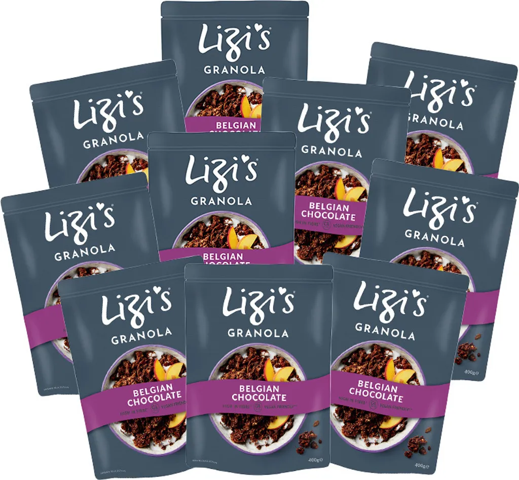 LIZI's Granola, Belgian Chocolate (10x 400g)