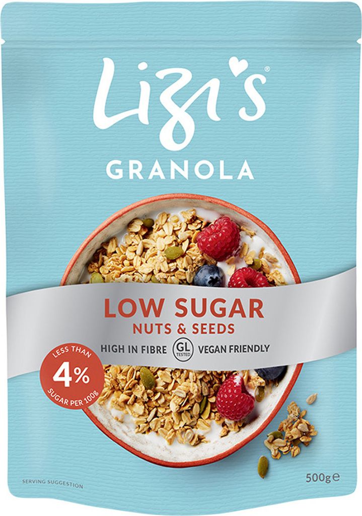 LIZIs Granola, Low Sugar 500g
