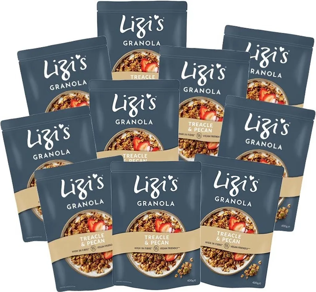 LIZIs Granola, Treacle & Pecan (10x400g)
