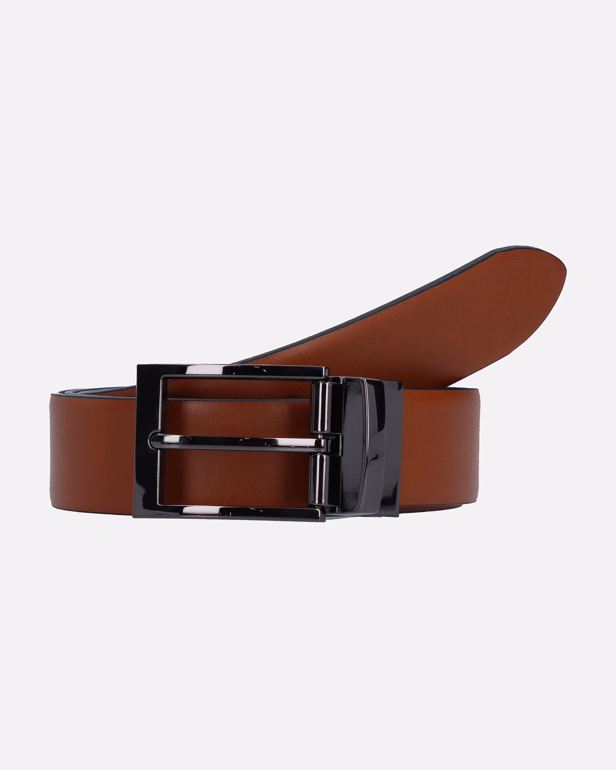 Lloyd Men's Belts Belt Reversible Leather Belt (black/cognac black/cognac)