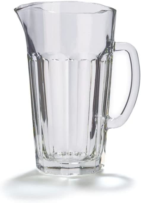 Stölzle Lausitz Water Jug Glass Max Jug Set of 6 / Sturdy Glass Jug 1.5 Litres / High-Quality Glass Jug and Carafe Glass Suitable as Water Carafe for Lemonade, Juice Jug