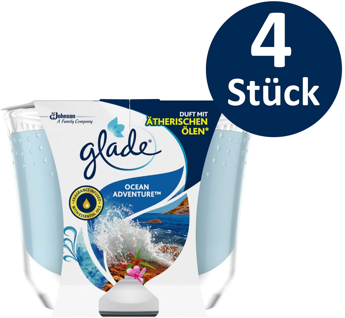 Glade (Breeze) Long-Lasting Scented Candle In Jar