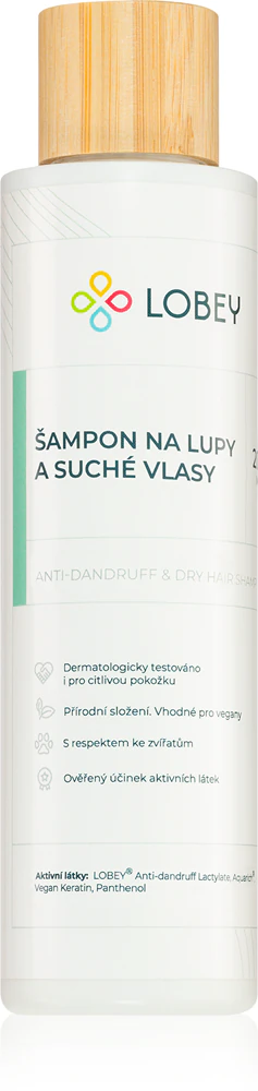 Lobey Hair Care anti-dandruff shampoo for dry hair