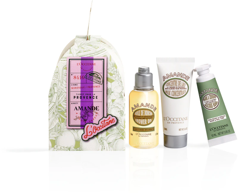 L’Occitane Almond Holiday Ornament Body Gift Set