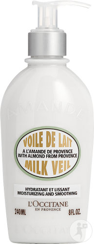 LOccitane almond milk veil pump bottle 240ml