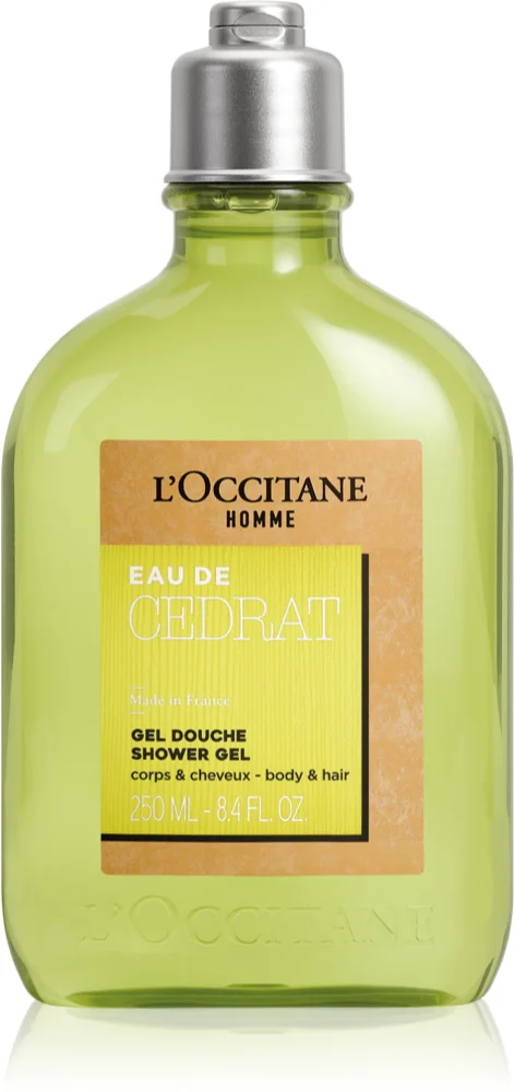 L’Occitane Men Cedrat shower gel for hair and body