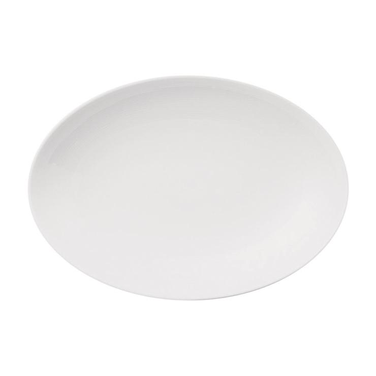 Loft deep plate oval white