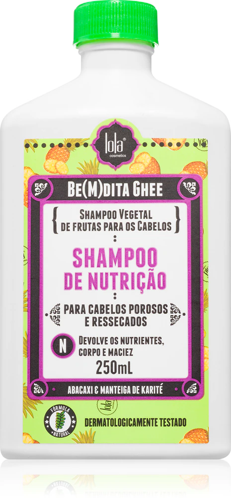 Lola Cosmetics BE(M)DITA GHEE SHAMPOO DE NUTRIÇÃO Shampoo with nourishing effect for the hair