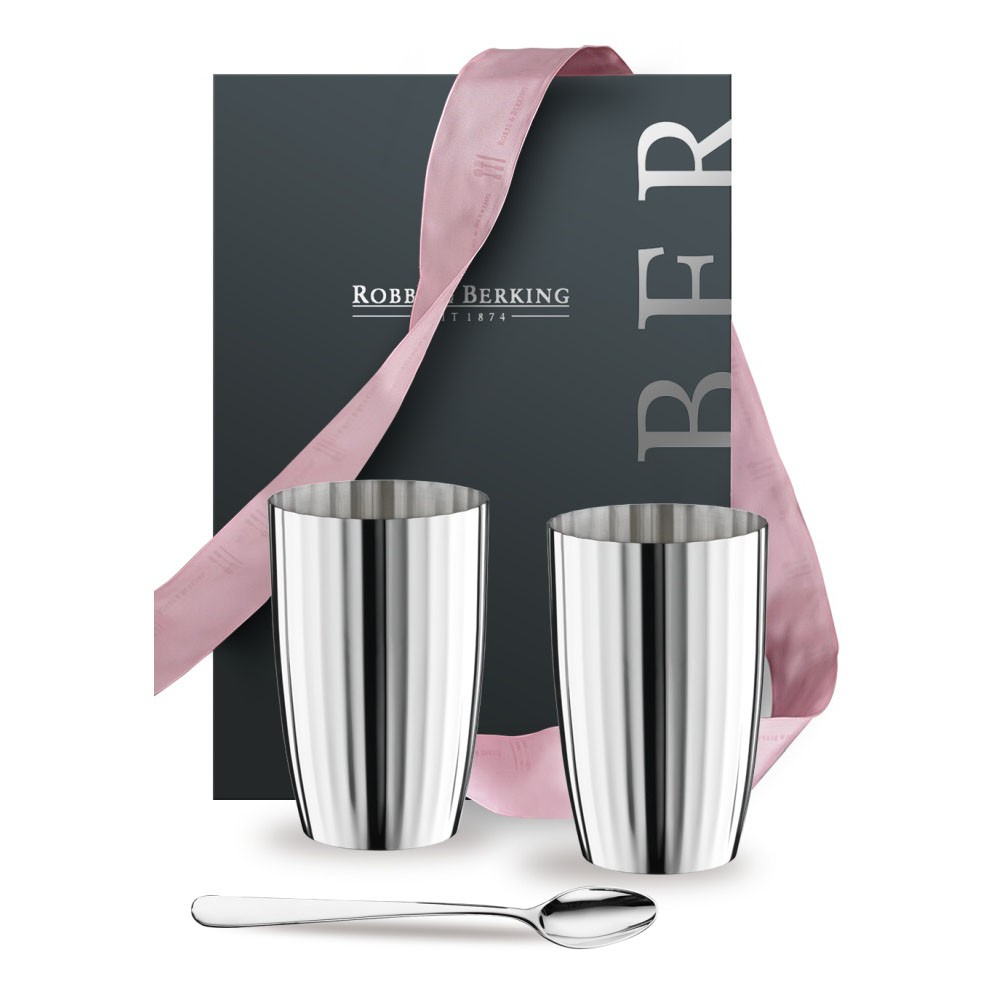 Robbe und Berking Longdrink Gift Set 90 Silver Belvedere Bar Collection Robbe and Berking