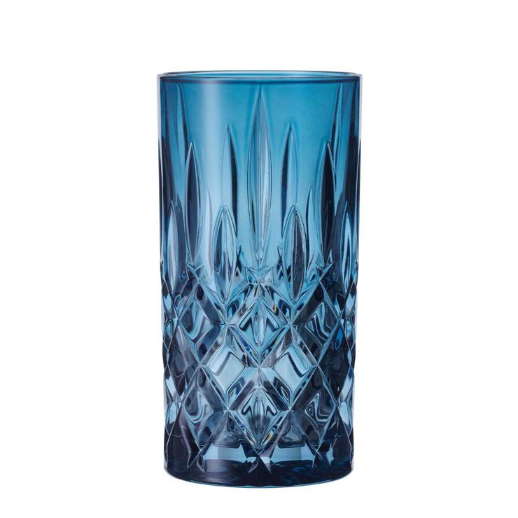 Long drink VINTAGE BLUE Set/2: Noblesse Colors 39.5 cl, contents: 395 ml, D: 77 mm, H: 151 mm