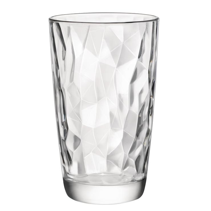 Long drink cup transparent 47 cl, Diamond No. FH47T, contents: 470 ml, height: 143.5 mm