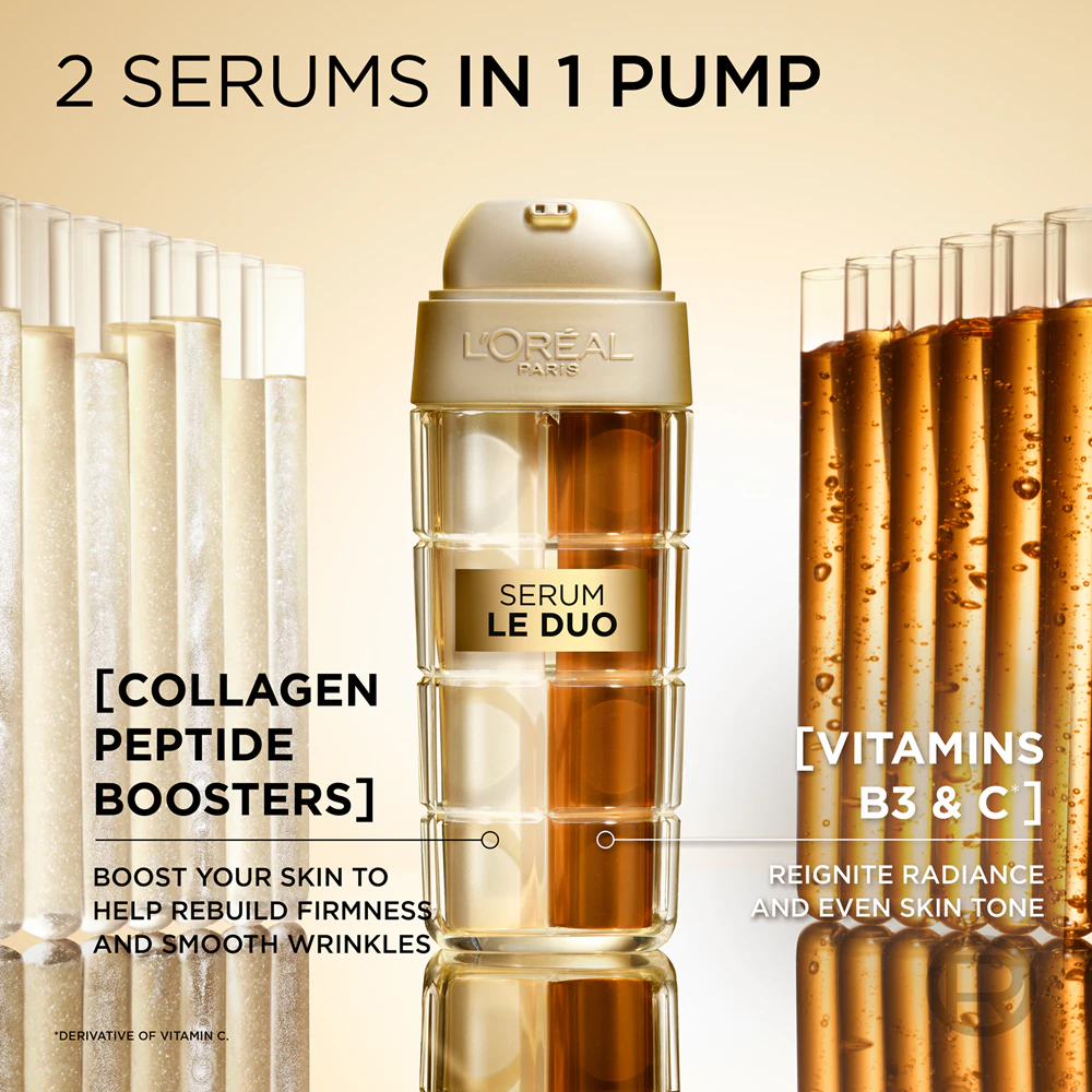 L’Oréal Paris Age Perfect Le Duo Serum rejuvenating two-phase serum for clear and smooth skin