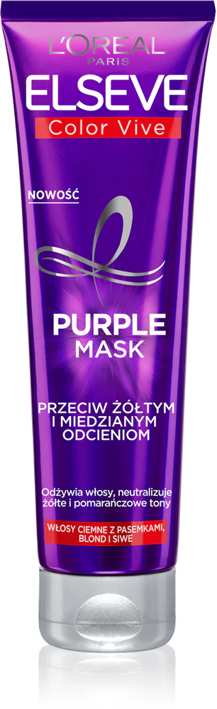 L’Oréal Paris Elseve Color-Vive Purple mask with nourishing effect for blonde and mixed hair