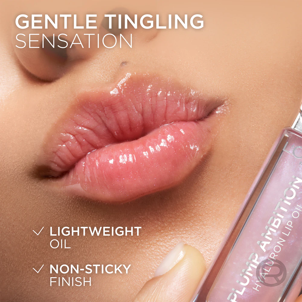 L’Oréal Paris Plump Ambition lip gloss for more volume with hyaluronic acid