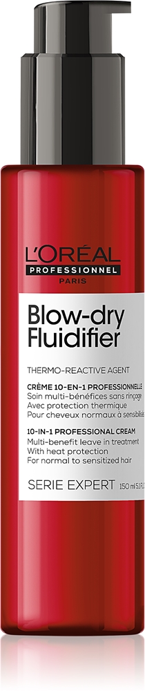 L’Oréal Professionnel Serie Expert Blow-dry Fluidifier Nourishing heat protection cream for natural fixation