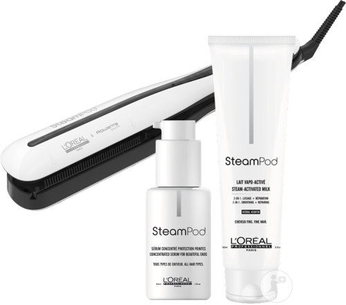 LOréal Professionnel Steampod 3.0 + Smoothing Milk Fine Hair 150ml + Serum Concentrate 50ml