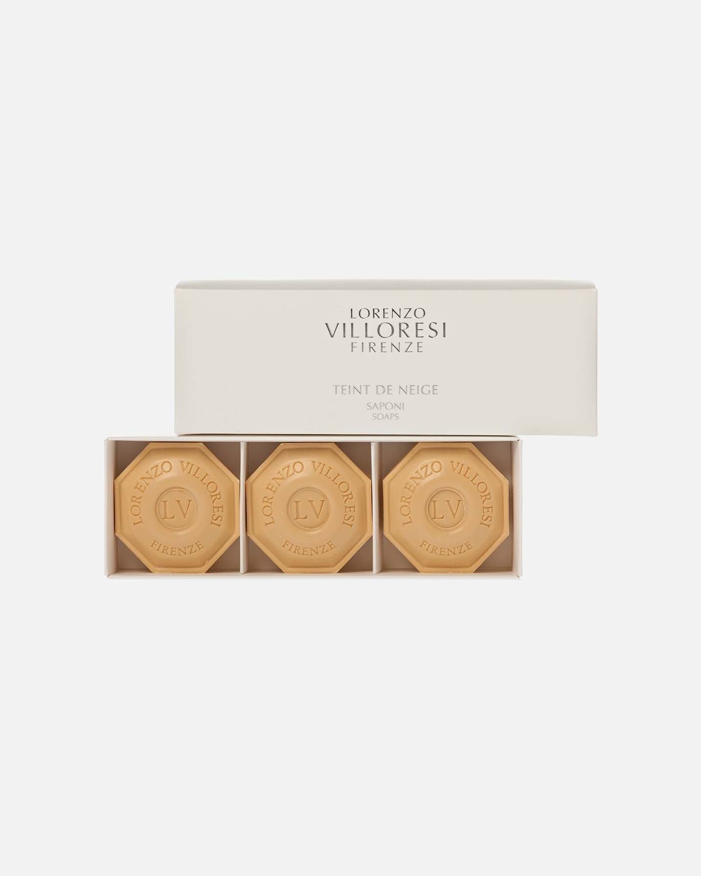 LORENZO VILLORESI Soap Teint de Neige/ 3x 100gr (box)