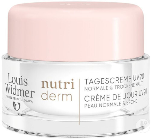 Louis Widmer Nutriderm day cream UV20 jar 50ml