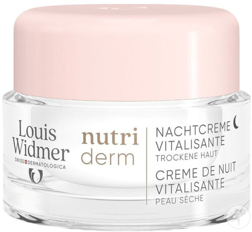 Louis Widmer Nutriderm Vitalizing Night Cream Without Perfume Jar 50ml