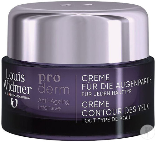 Louis Widmer Proderm eye contour cream jar 30ml