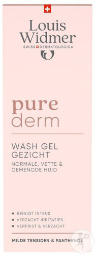 Louis Widmer Purederm facial cleansing gel tube 125ml