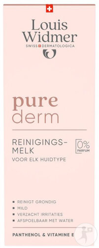 Louis Widmer Purederm cleansing milk without perfume bottle 200ml