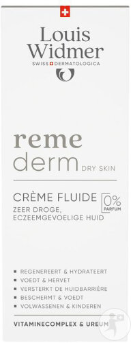 Louis Widmer Remederm Cream Dry Skin Fragrance Free Bottle 200 ml