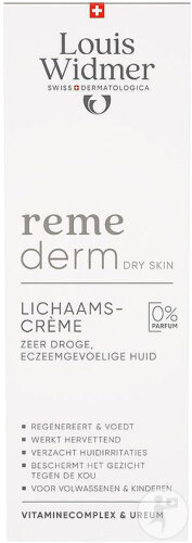Louis Widmer Remederm Body Cream Without Perfume 200ml