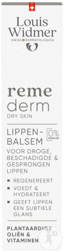Louis Widmer Remederm Lip Balm Dry Skin Without Perfume Tube 15ml